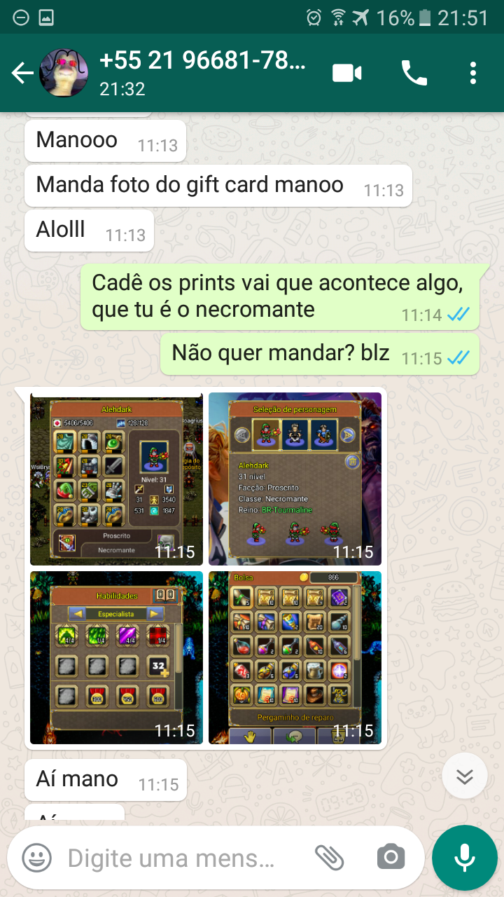 Espaço Denúncia [violações de conduta] - Page 6 - Suporte - Warspear Online  official forum